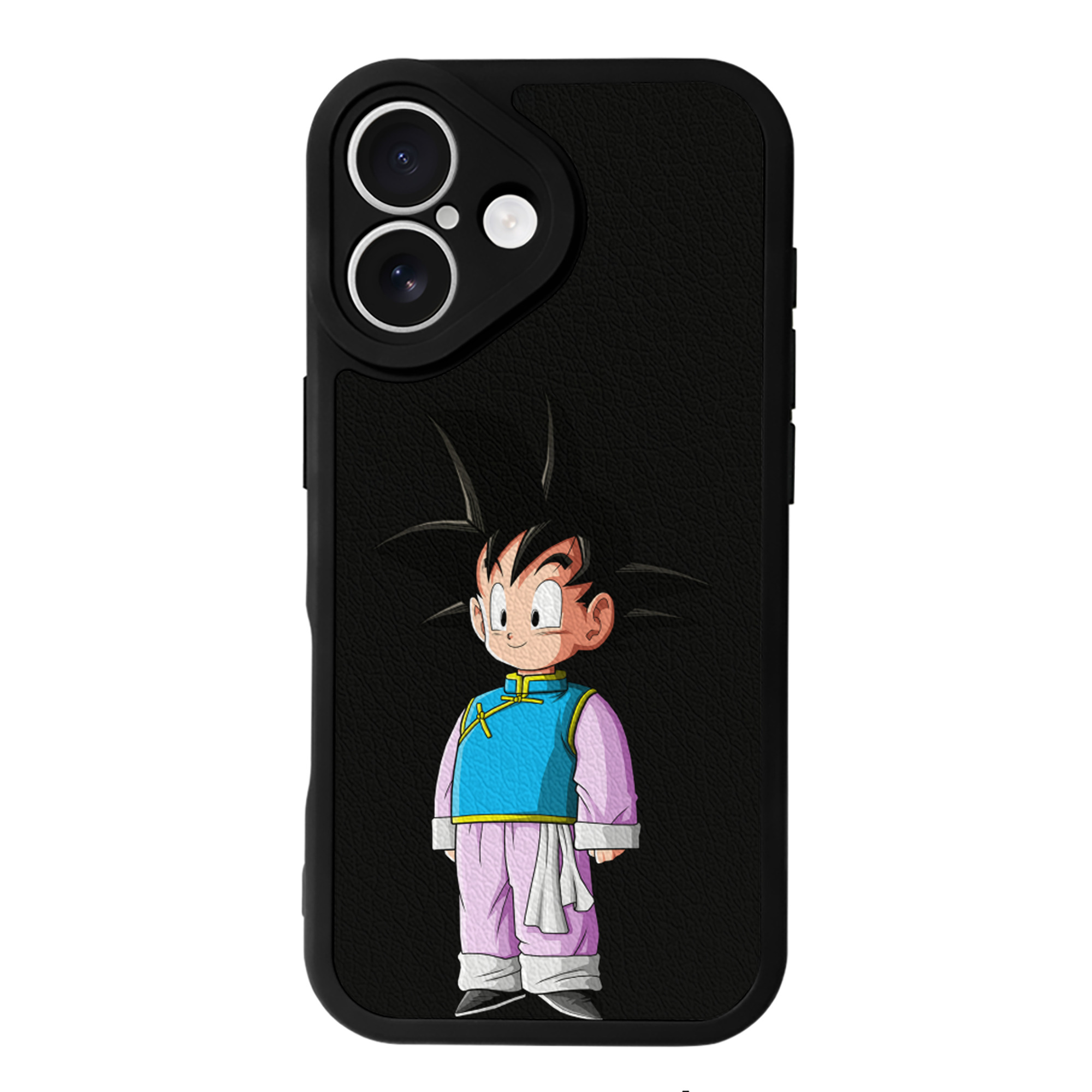 （画像用） ドラゴンボール 孫悟空（そん ごくう）Son Goku カカロット DRAGON BALL Kakarotto 【iPhone 16シリーズ対応】シリコンスマホケース（レザー調） 材質：シリコン